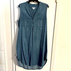 Merona denim dress, NWT, size Large